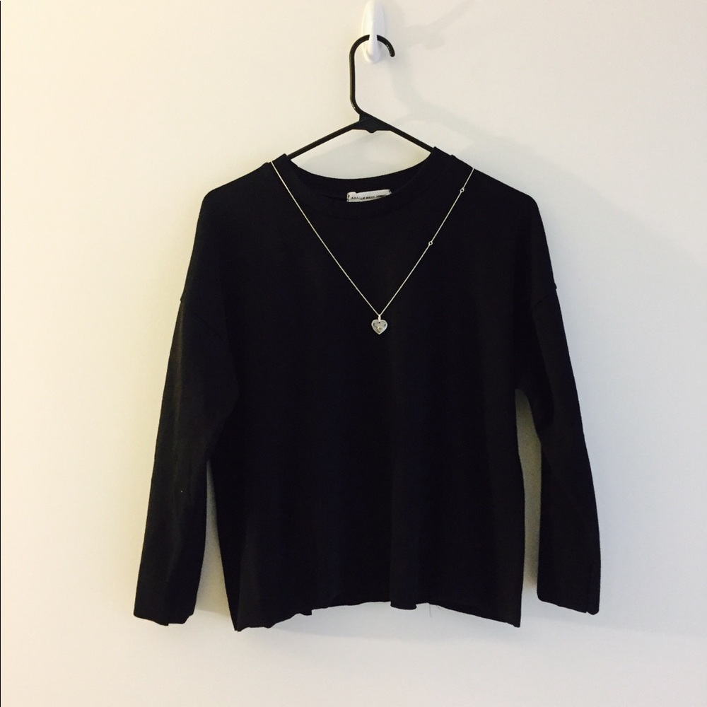 Moving sale basic black sweater